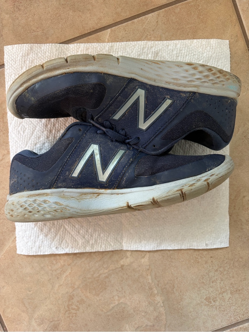 New Balance 360 Navy and White Running Shoes